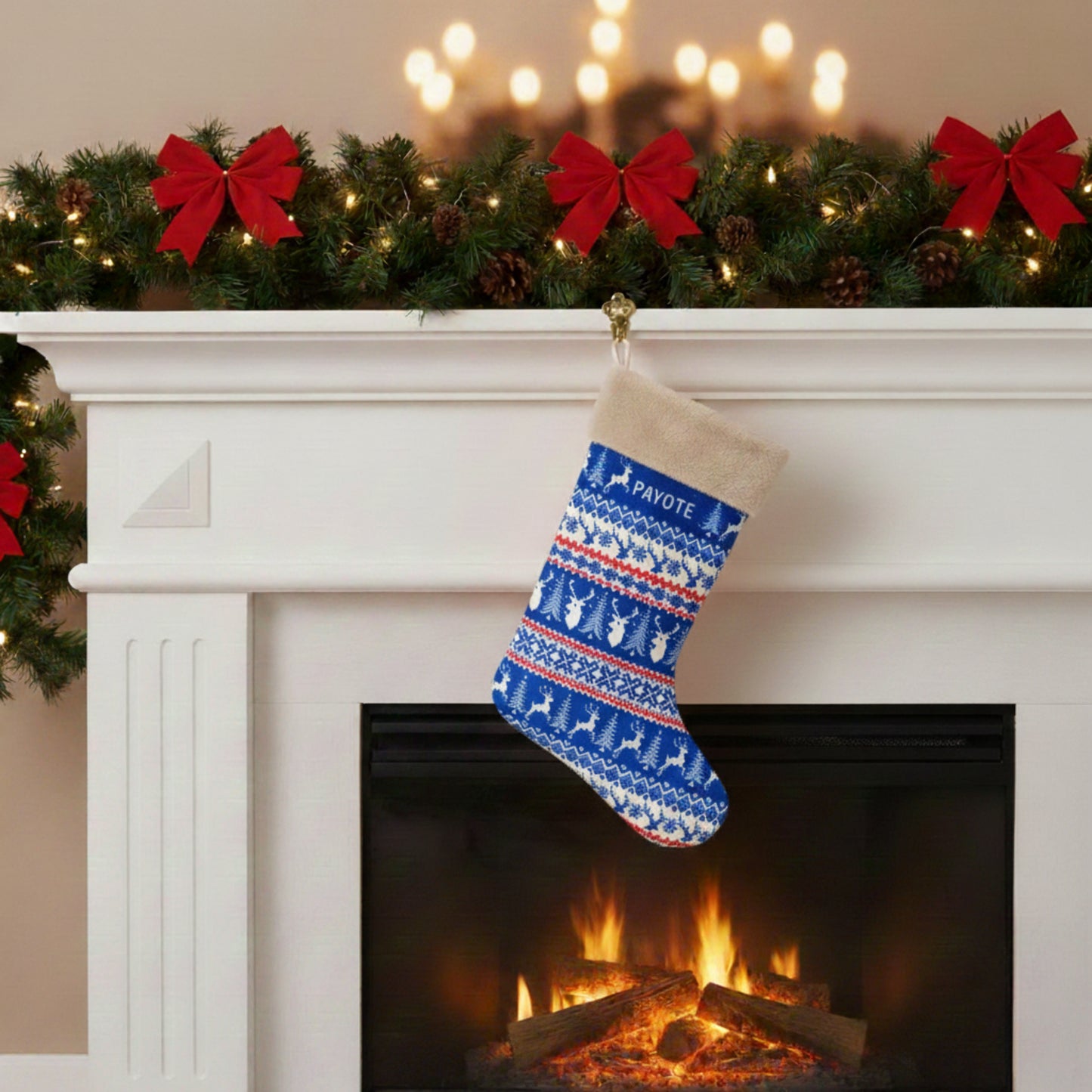 Chaussette de Noël Rudolphe