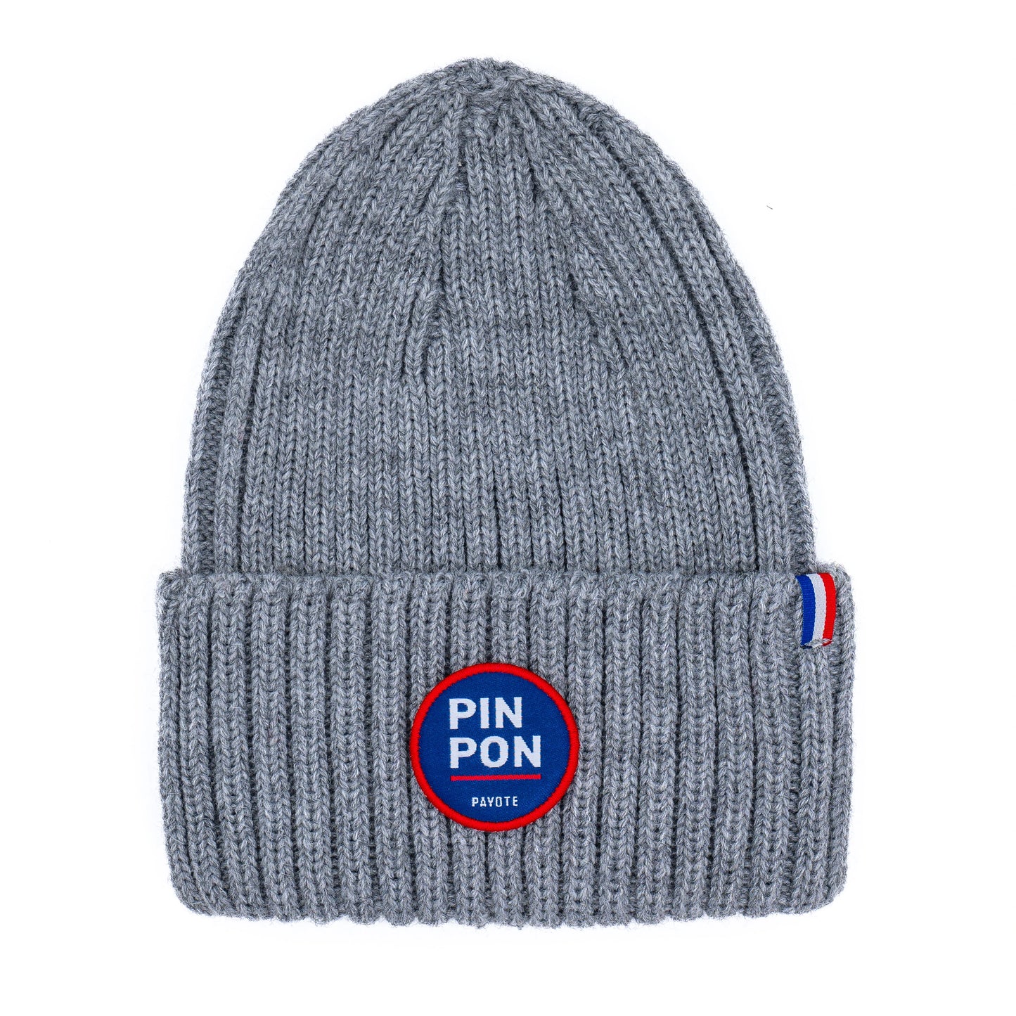 Bonnet Pin Pon gris et solidaire