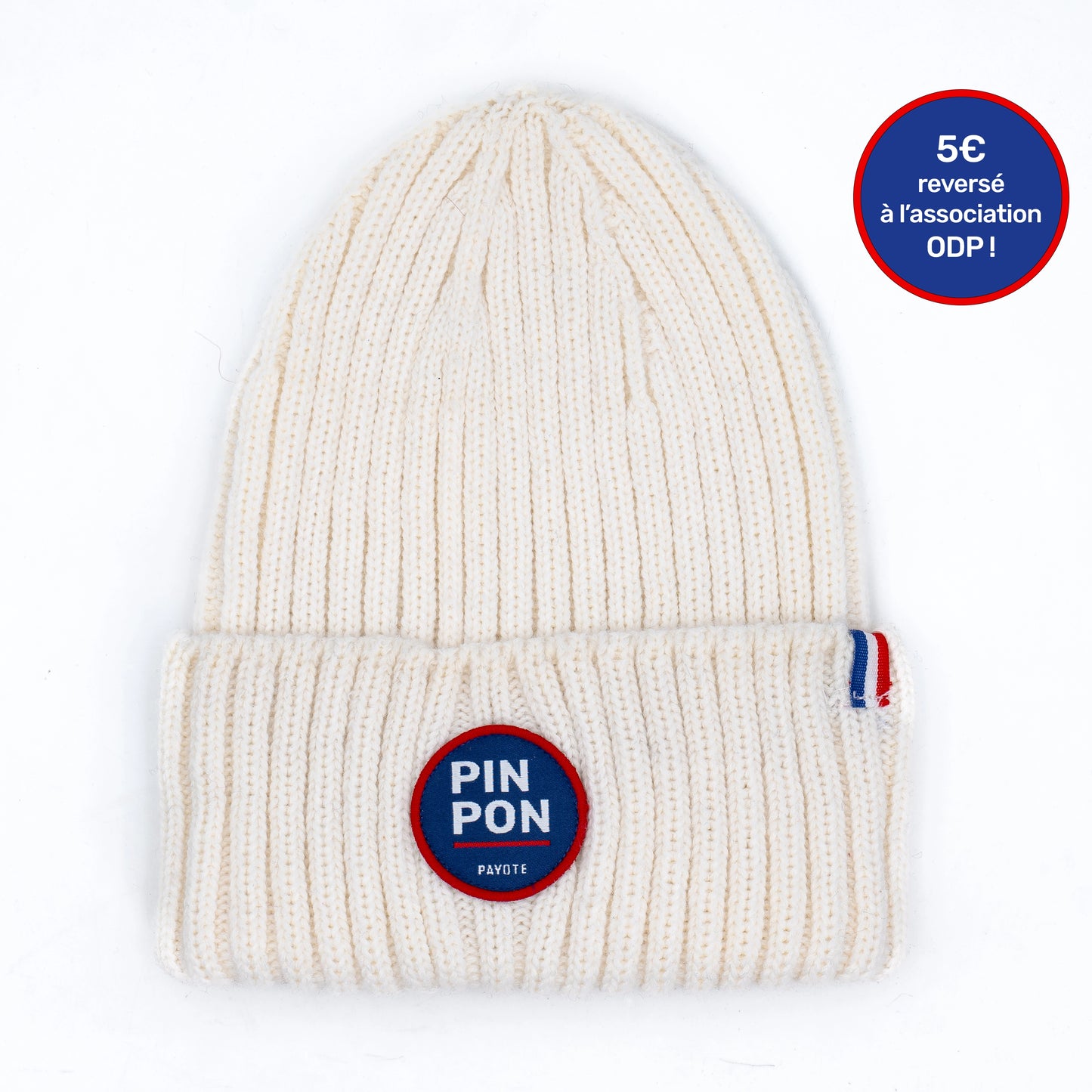 Bonnet beige Pin Pon