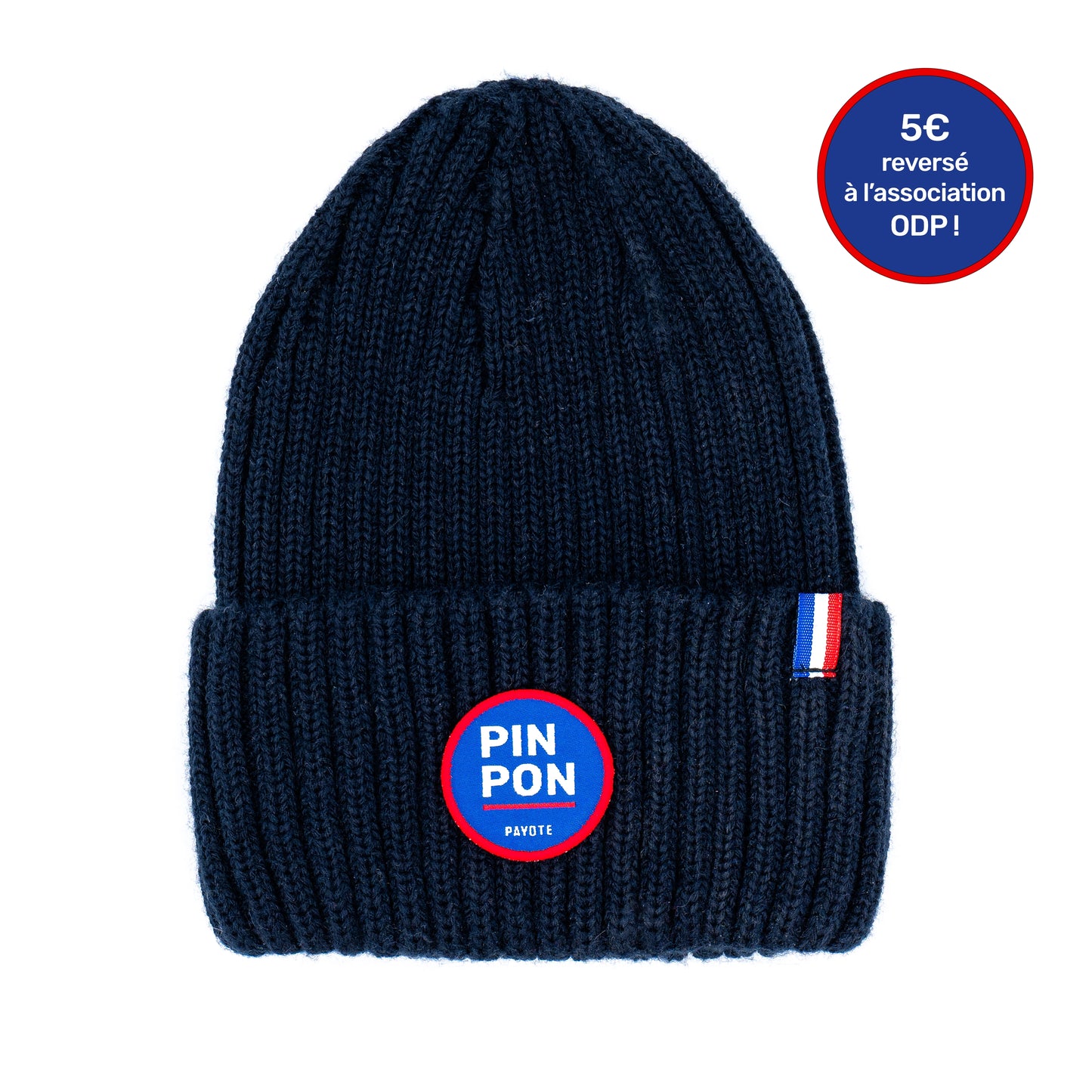 Bonnet bleu marine Pin Pon