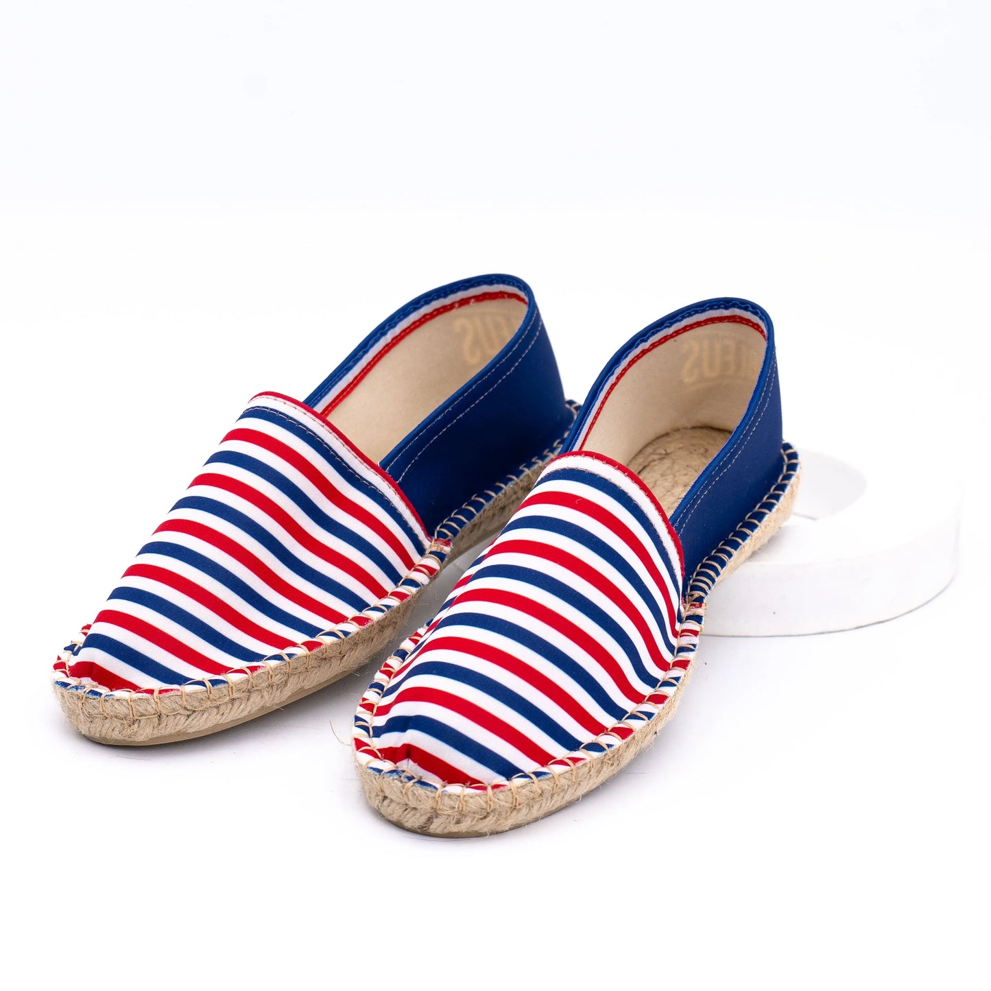 Espadrille marinière tricolore Jeux Olympiques