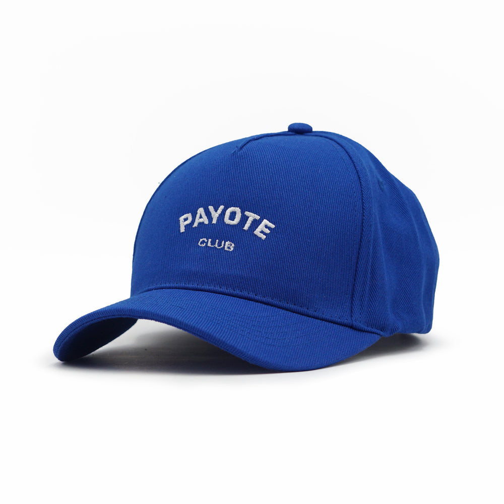 Casquette "Payote Club" Bleu Électrique