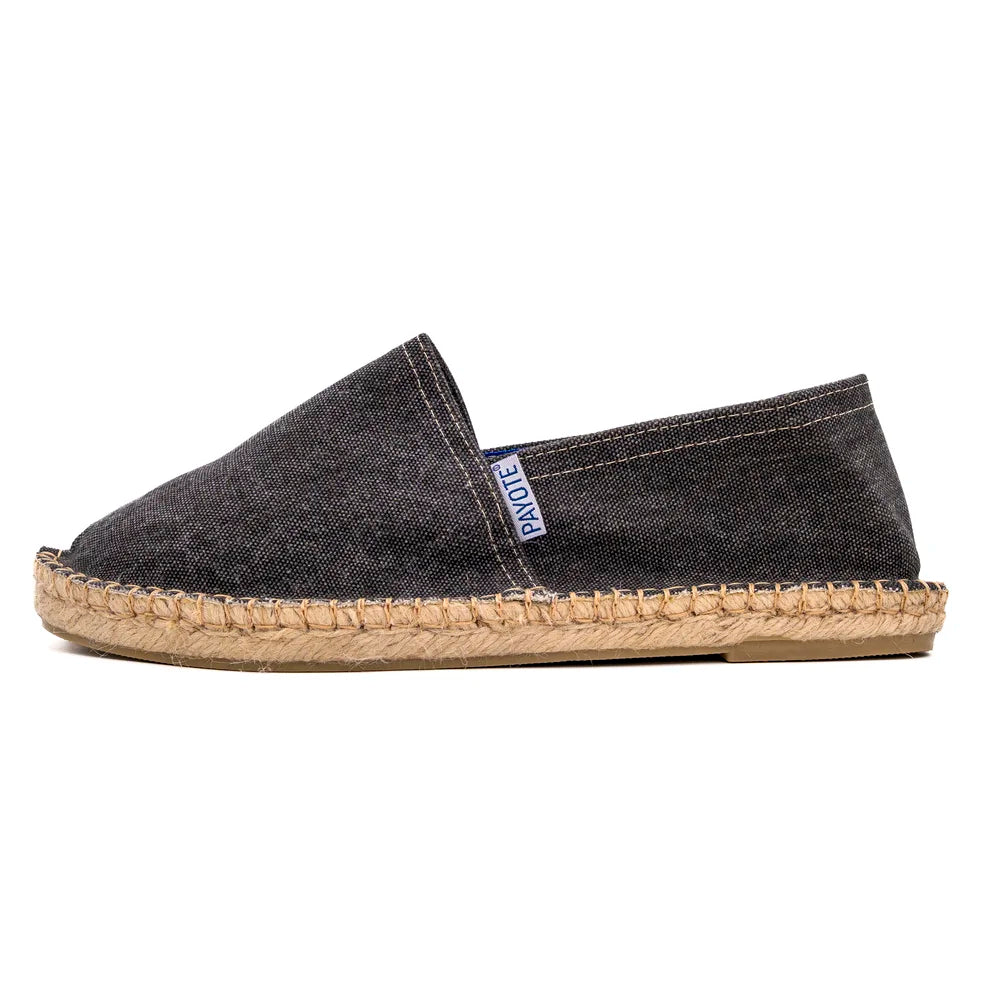 Espadrille Premium Noir Délavé