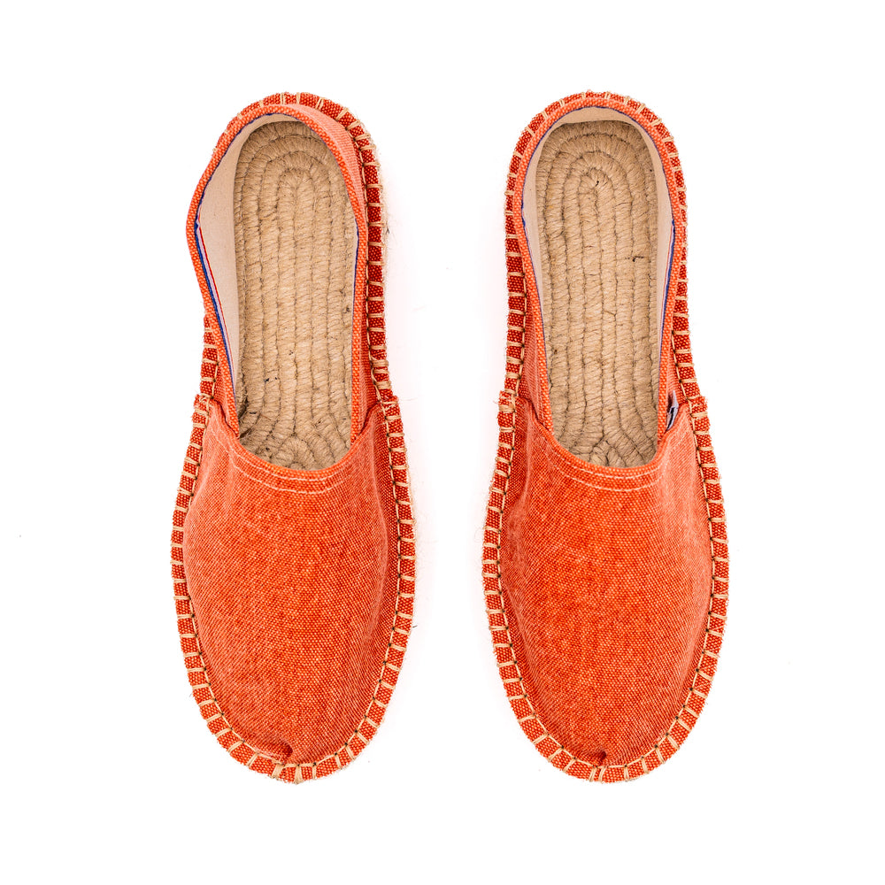Espadrille Plateforme Terracotta Délavé