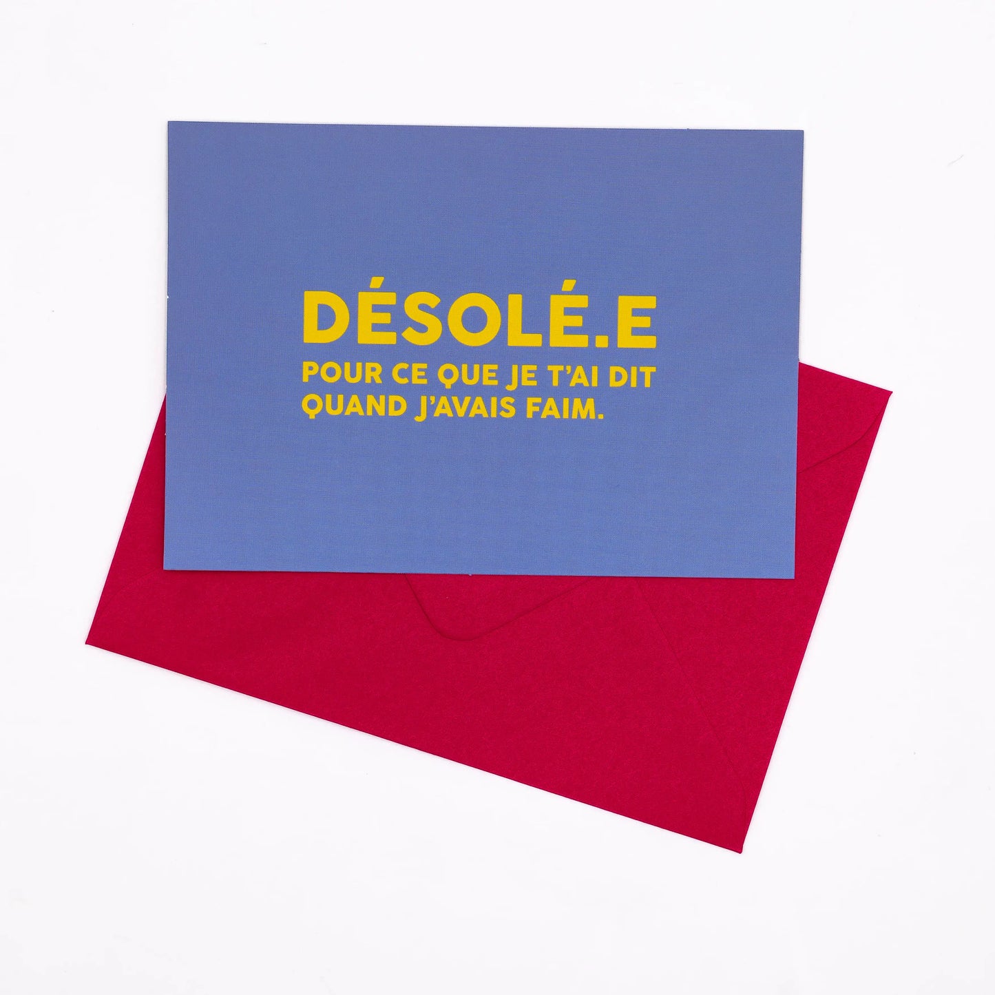 Carte "Désolé de ce que j'ai dit"
