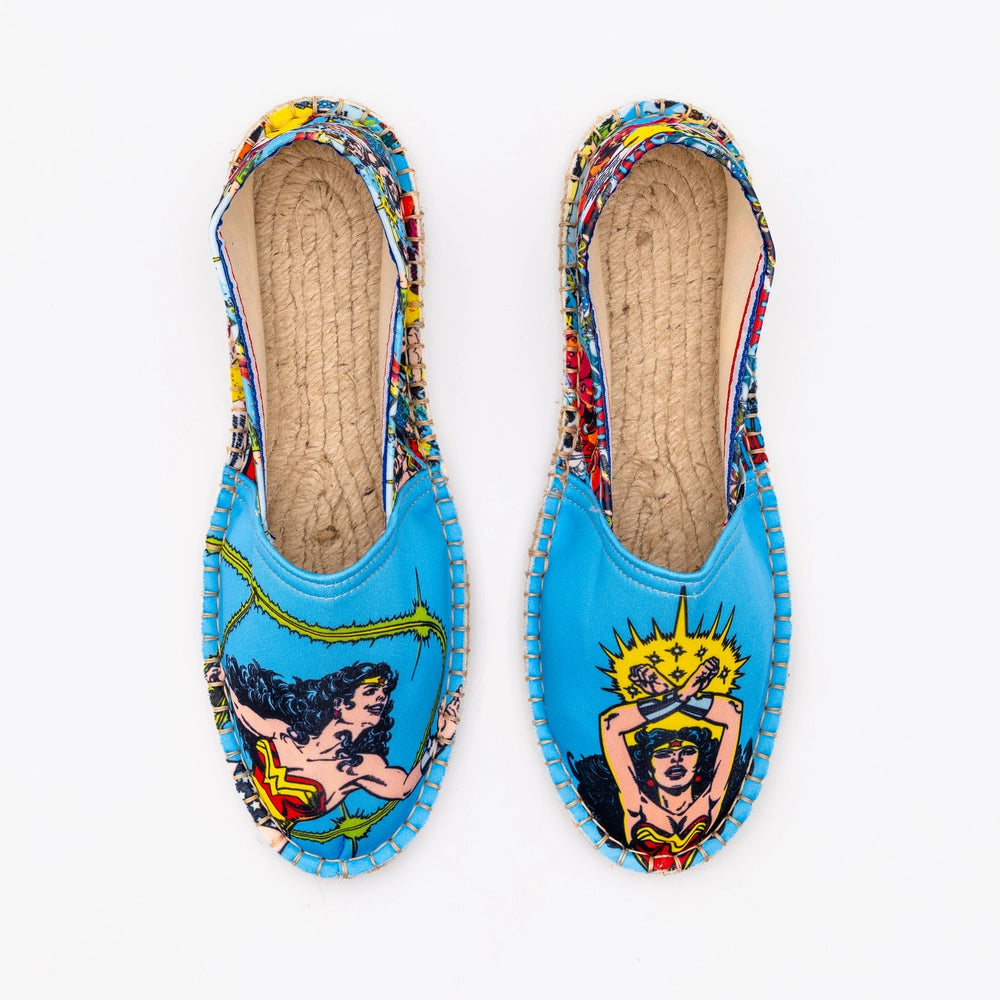Espadrille Wonder Woman bleue