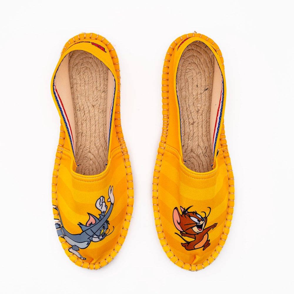Espadrille Tom et Jerry jaune