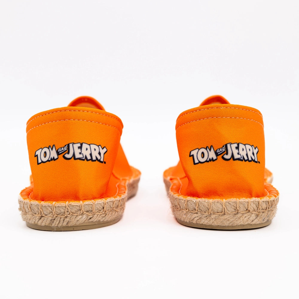 Espadrille Tom et Jerry orange