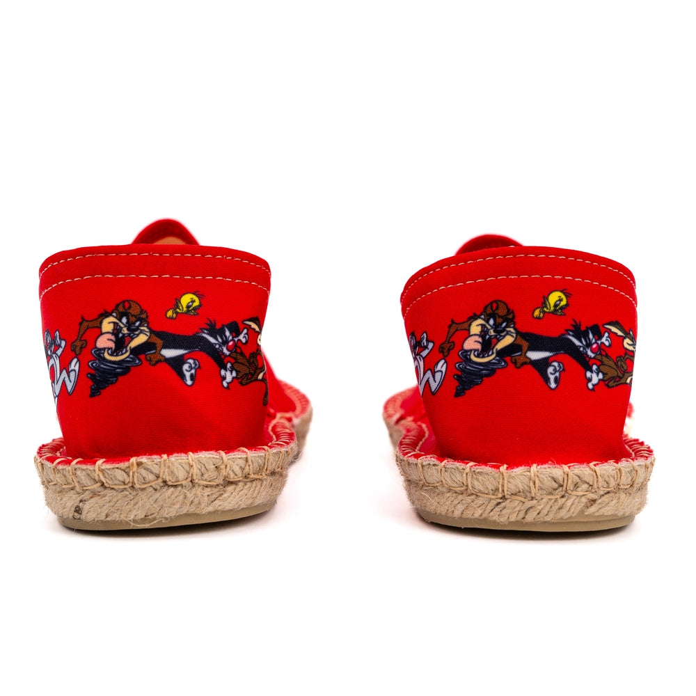 Espadrille Looney Tunes rouge