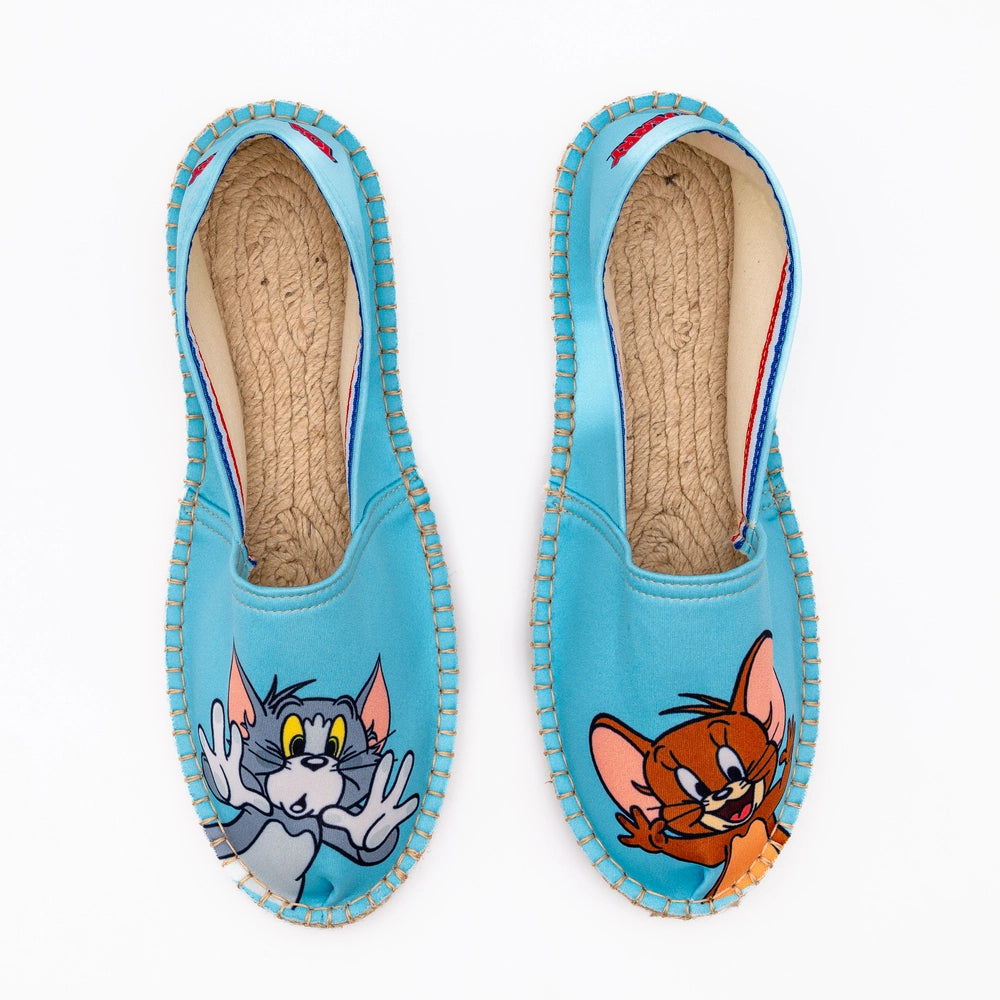 Espadrille Tom et Jerry bleue