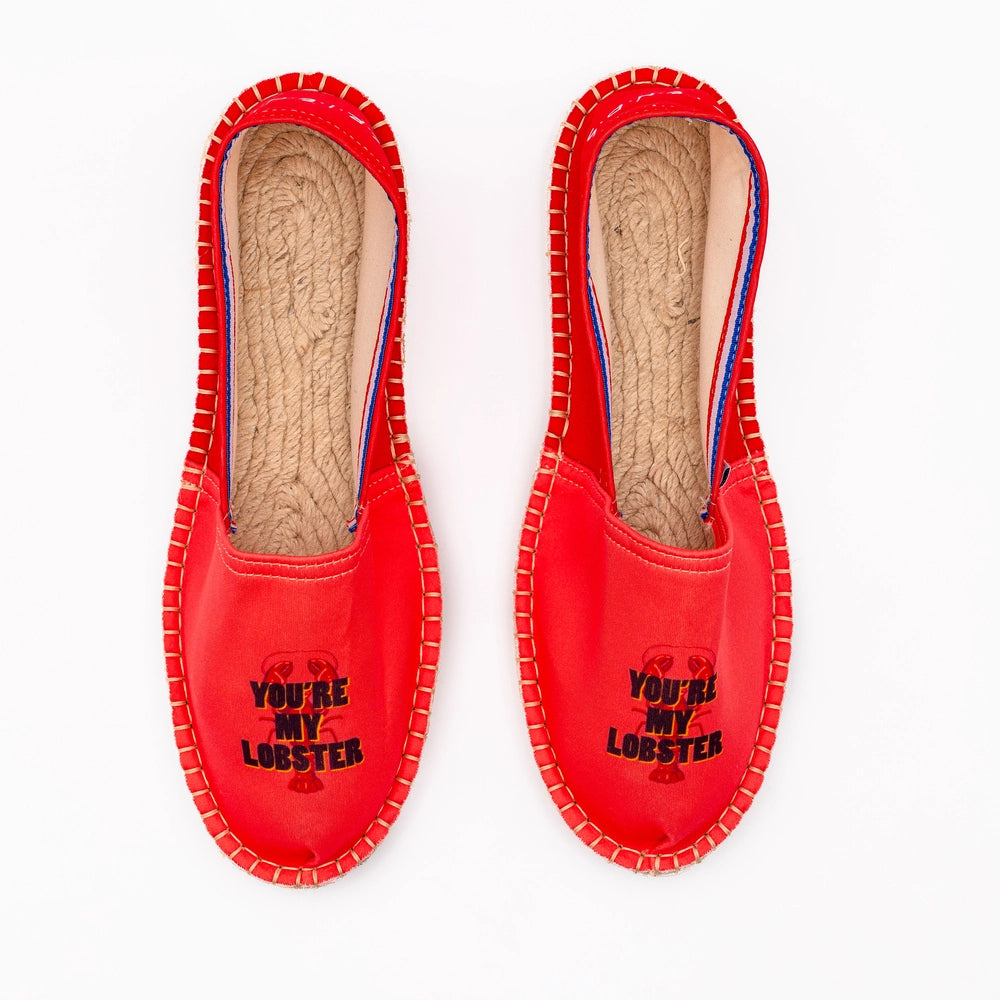 Espadrille Homard Rouge