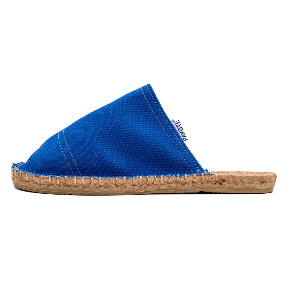 Mule Espadrille Bleu Roi