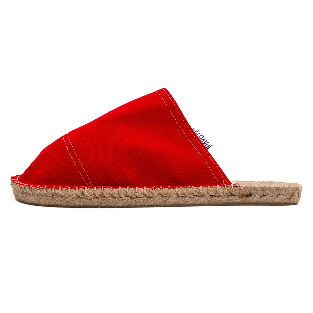 Mule Espadrille Rouge
