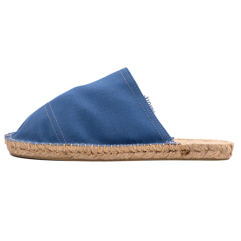 Mule Espadrille Bleue