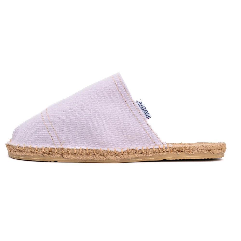 Mule Espadrille Blanche