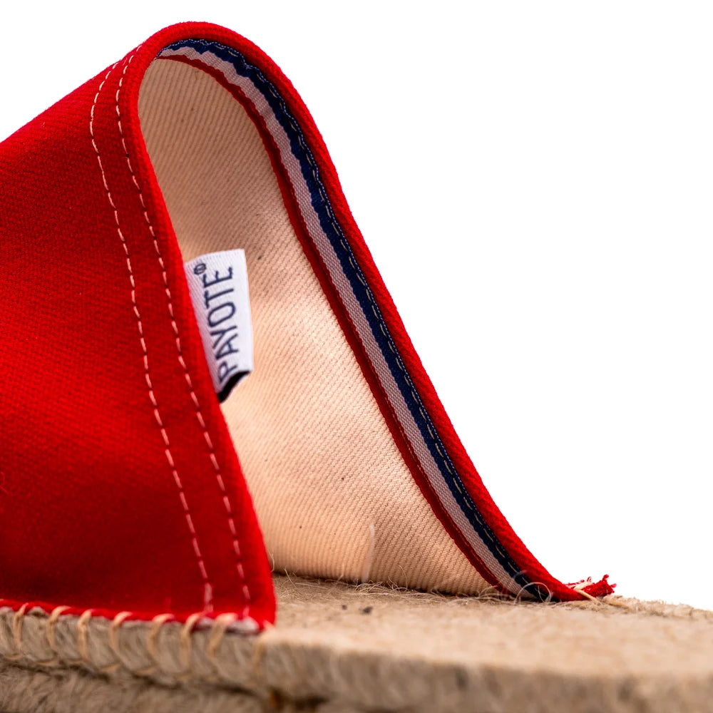 Mule Espadrille Rouge