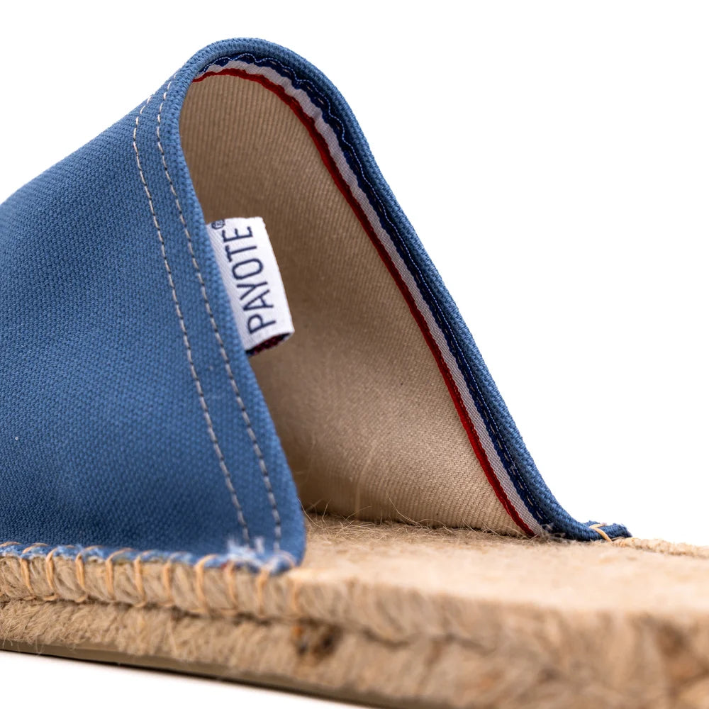 Mule Espadrille Bleue