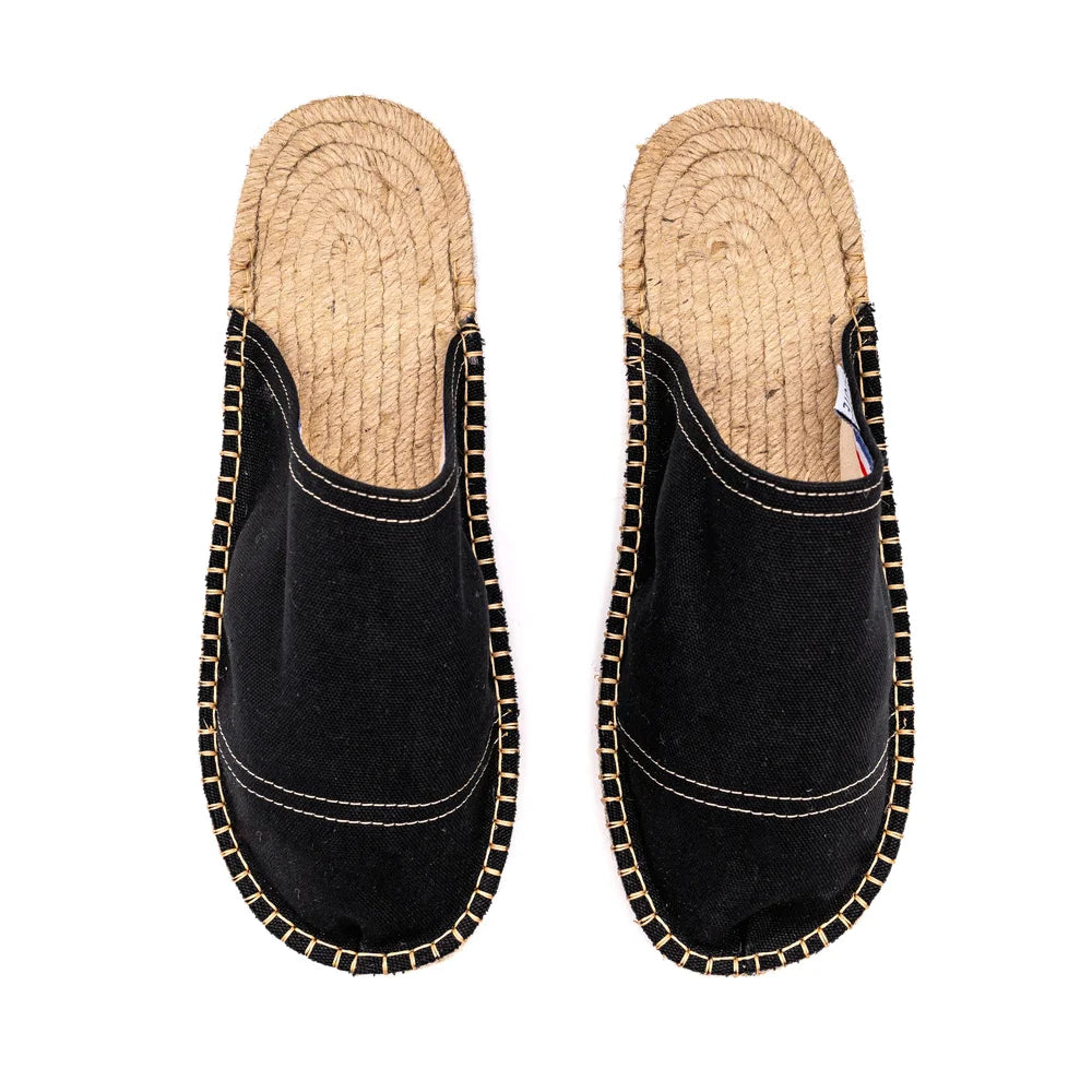 Mule Espadrille Noire