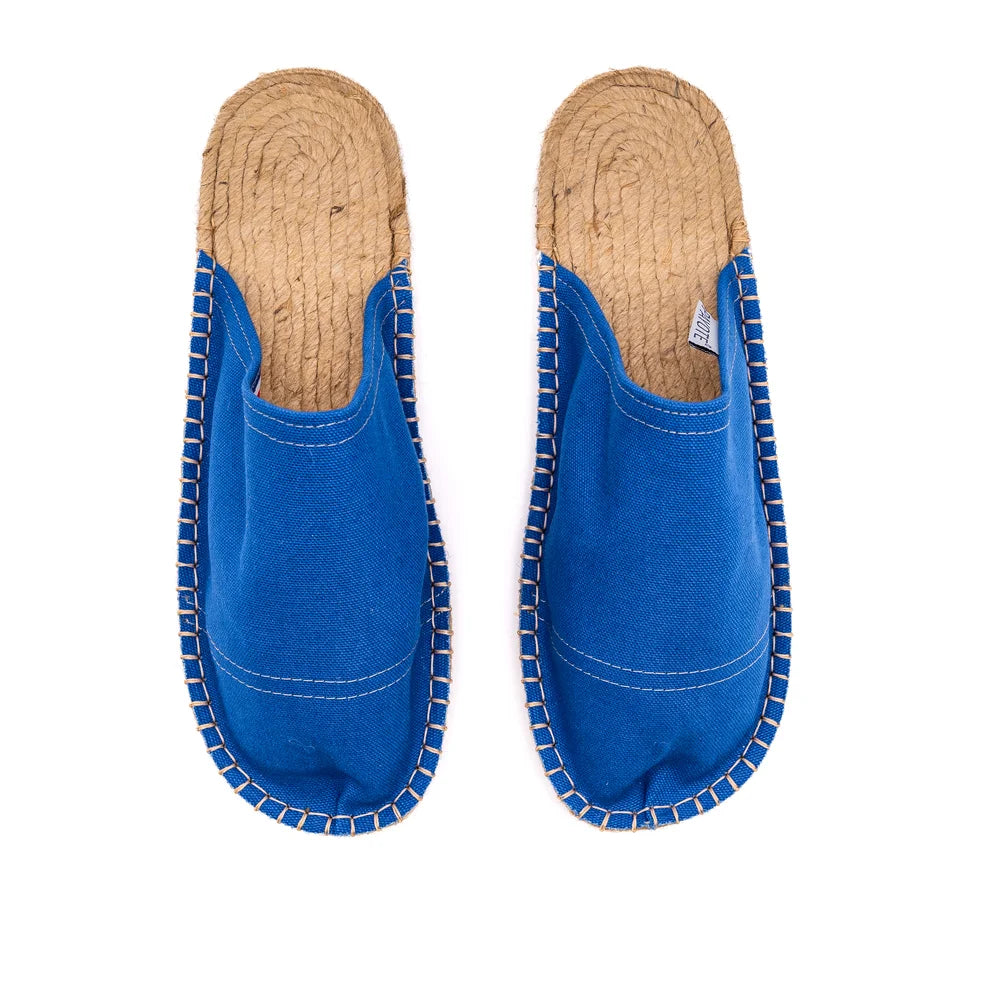 Mule Espadrille Bleu Roi