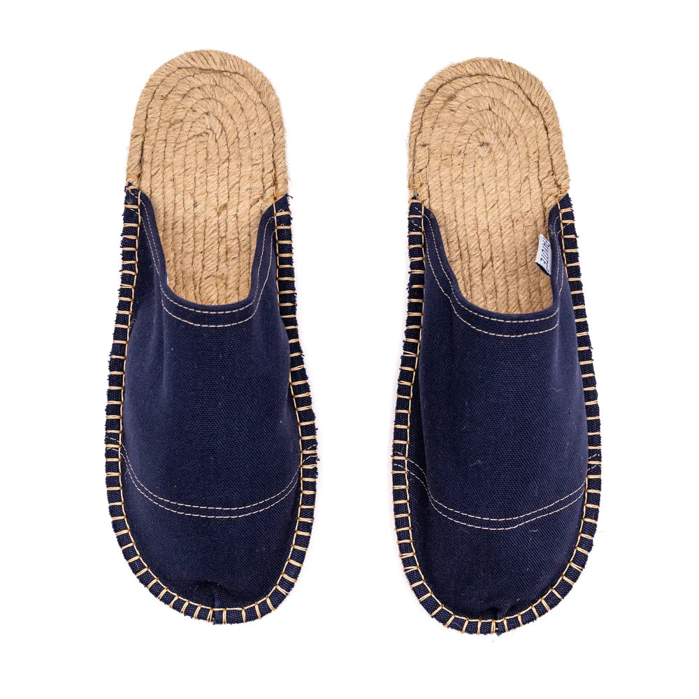 Mule Espadrille Bleu Marine