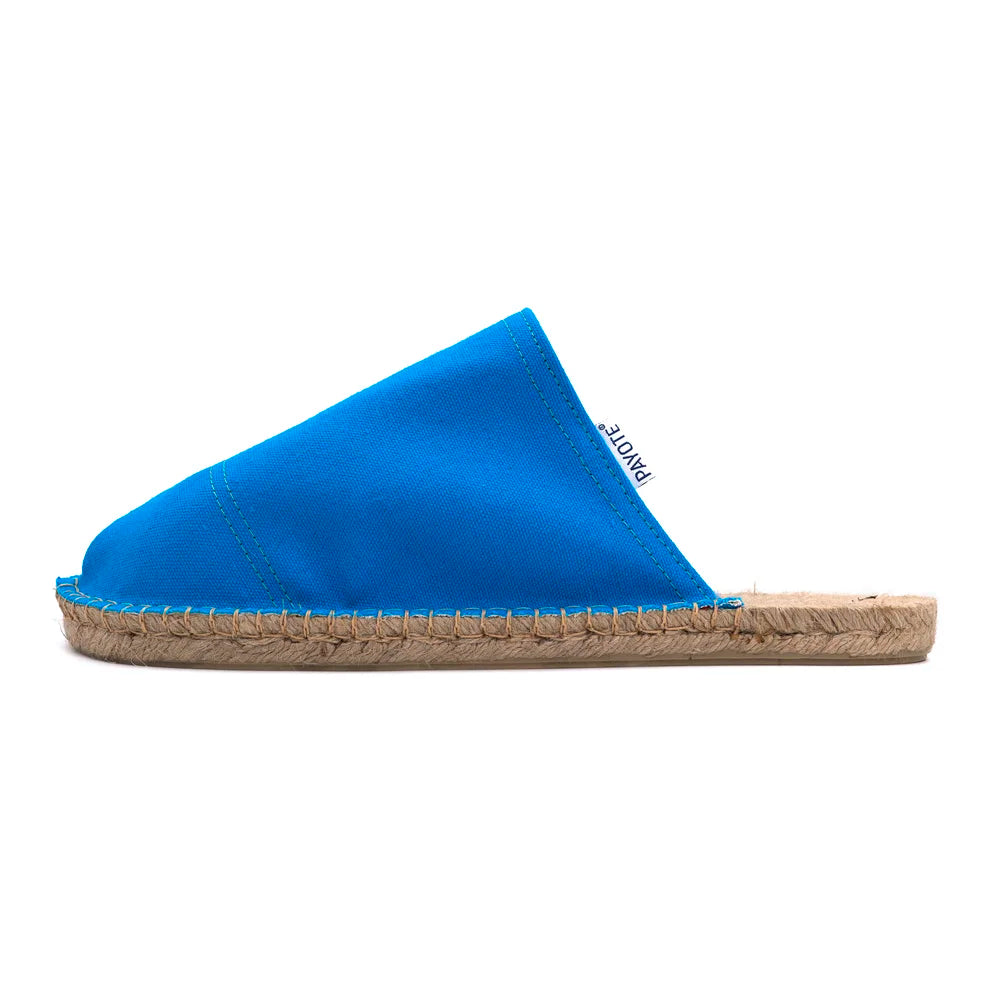 Mule Espadrille Bleu électrique