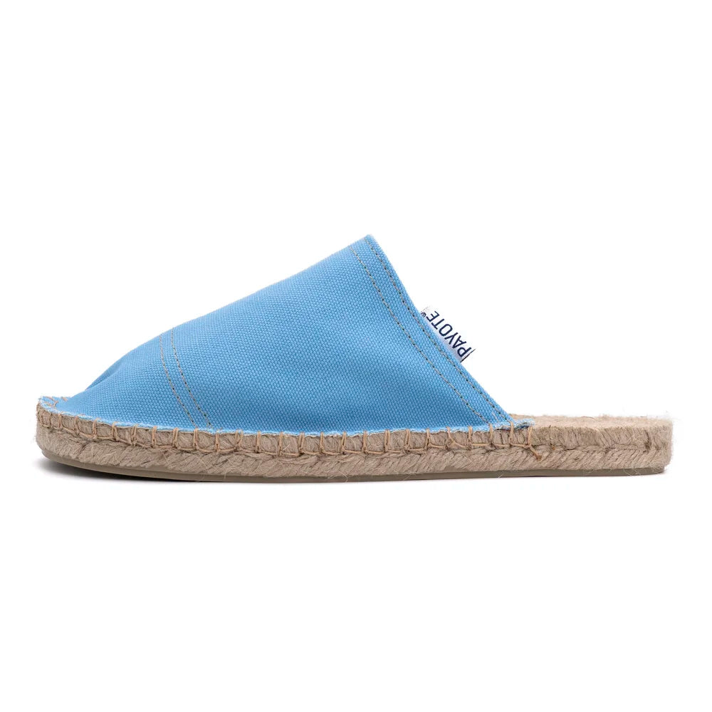 Mule Espadrille Bleu Ciel