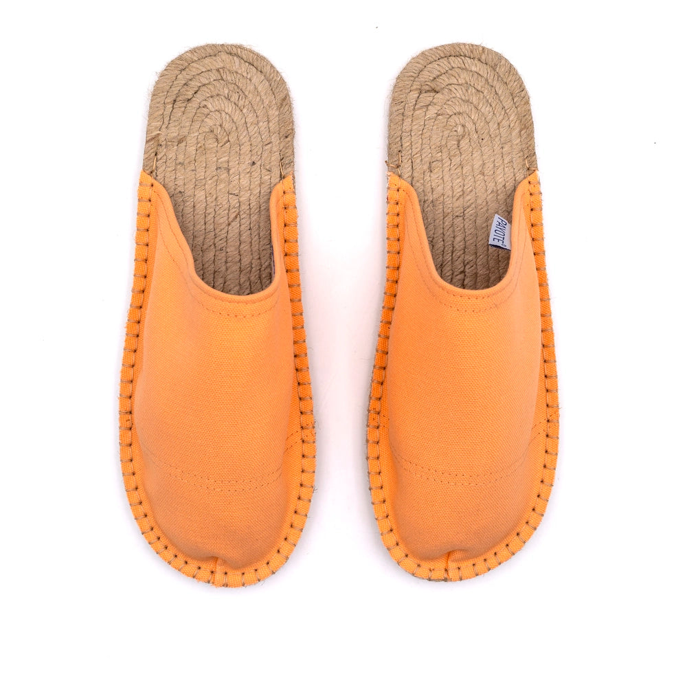 Mule espadrille Orange Saumon Payote