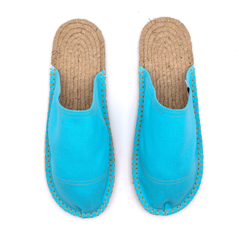 Mule Espadrille Turquoise