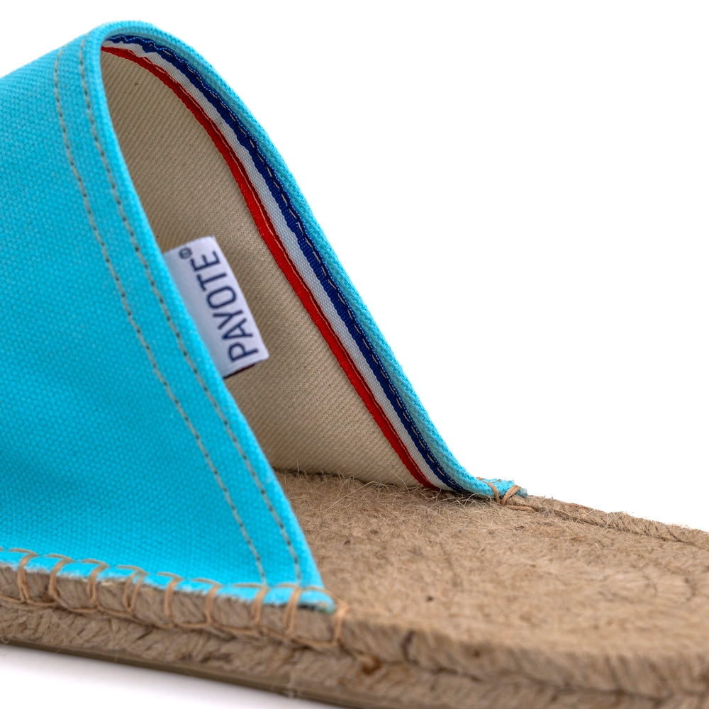 Mule Espadrille Turquoise