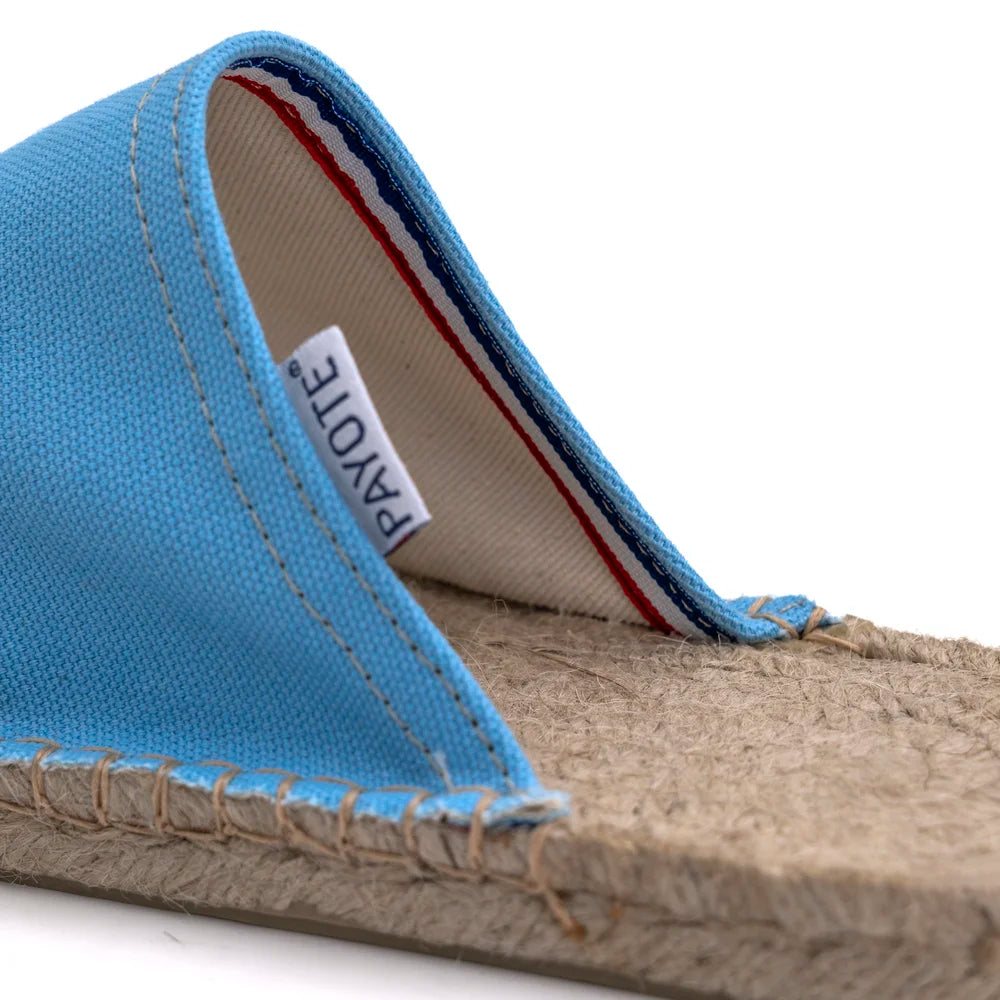 Mule Espadrille Bleu Ciel