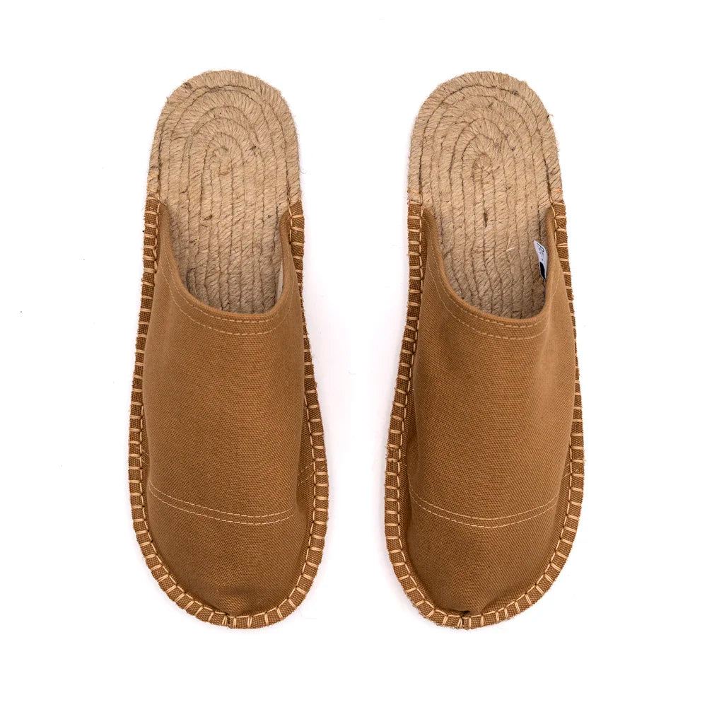Mule Espadrille Marron