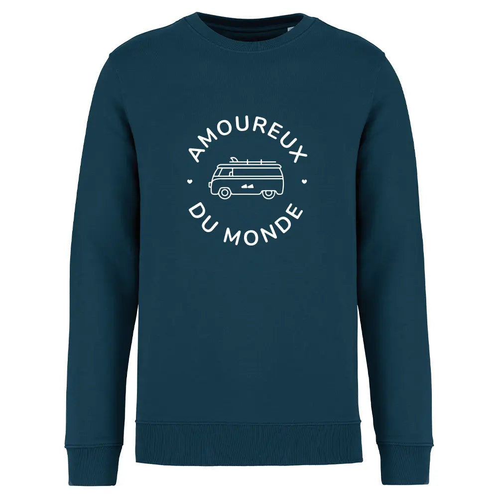 Recycled Round Neck Sweatshirt - Lovers of the World
