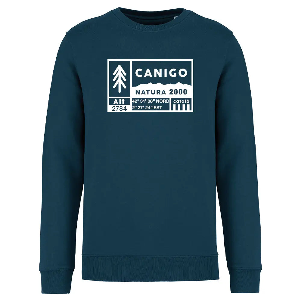 Recycled Round Neck Sweatshirt - Canigó Natura 2000