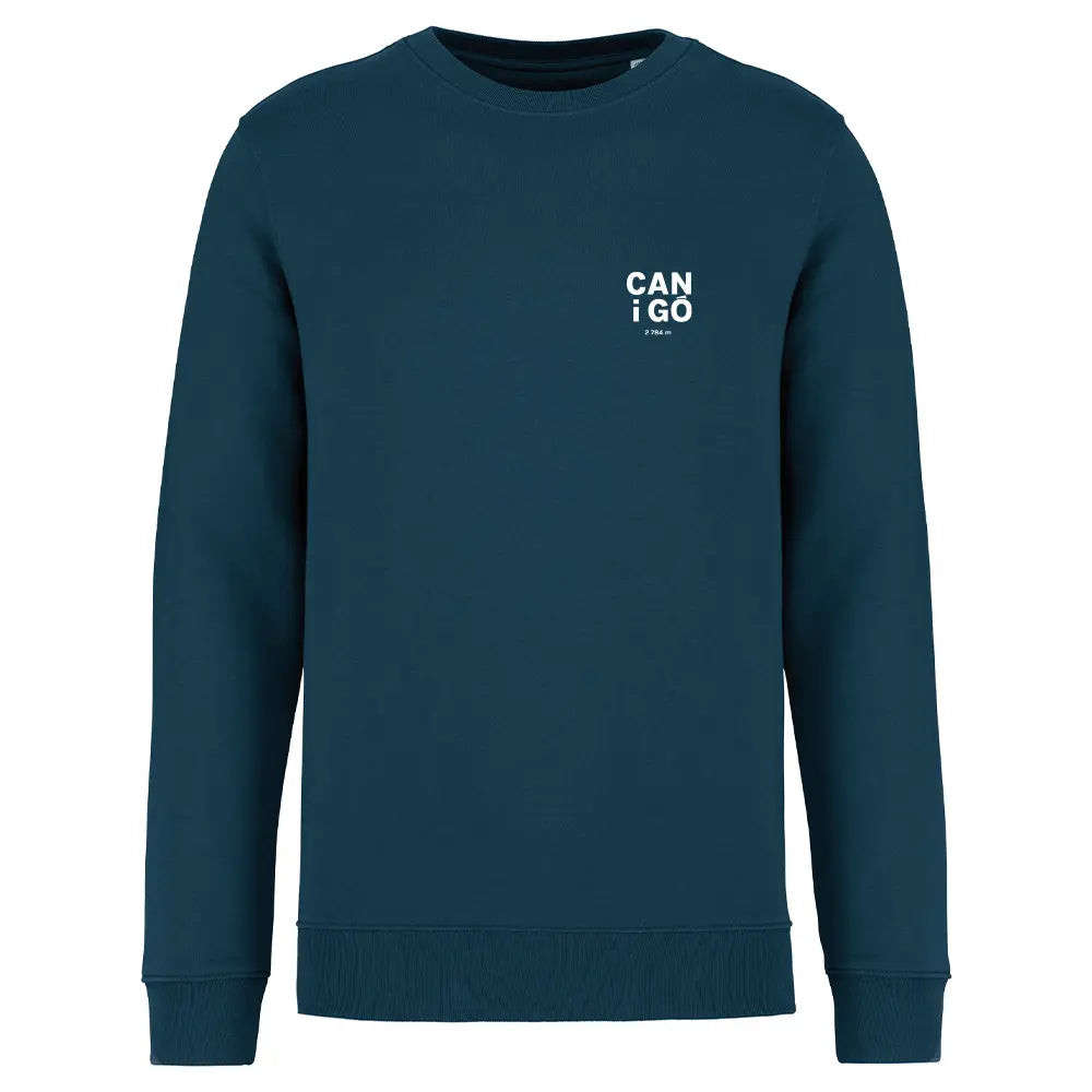 Recycled Round Neck Sweatshirt - Canigó vertical heart