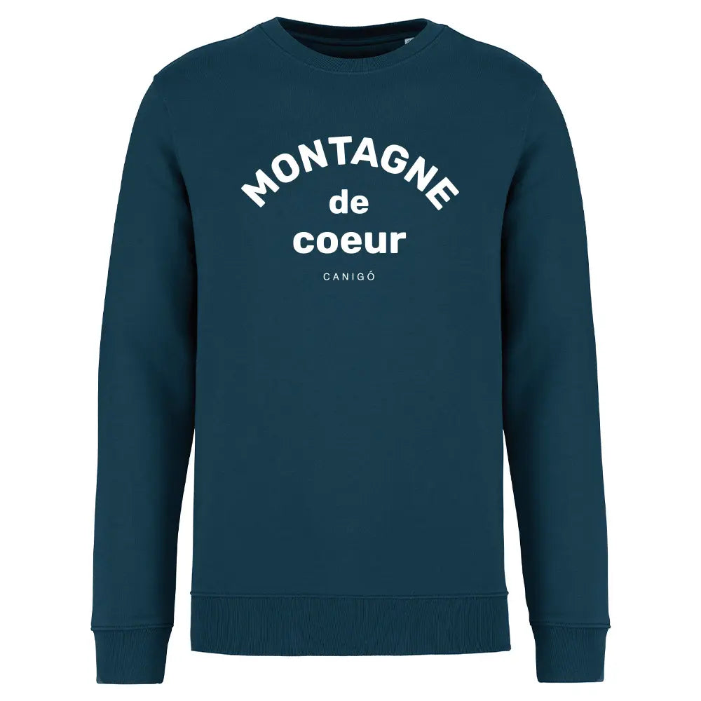 Recycled Round Neck Sweatshirt - Montagne de Coeur