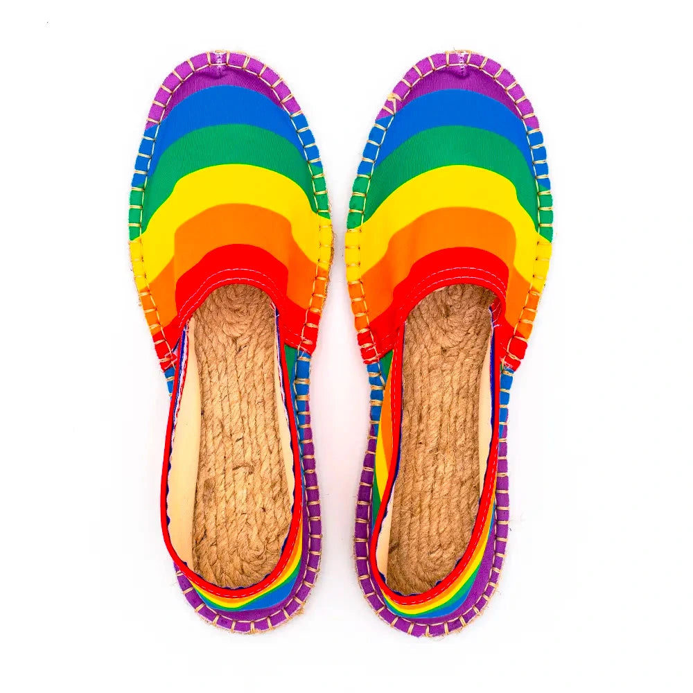 Rainbow espadrille