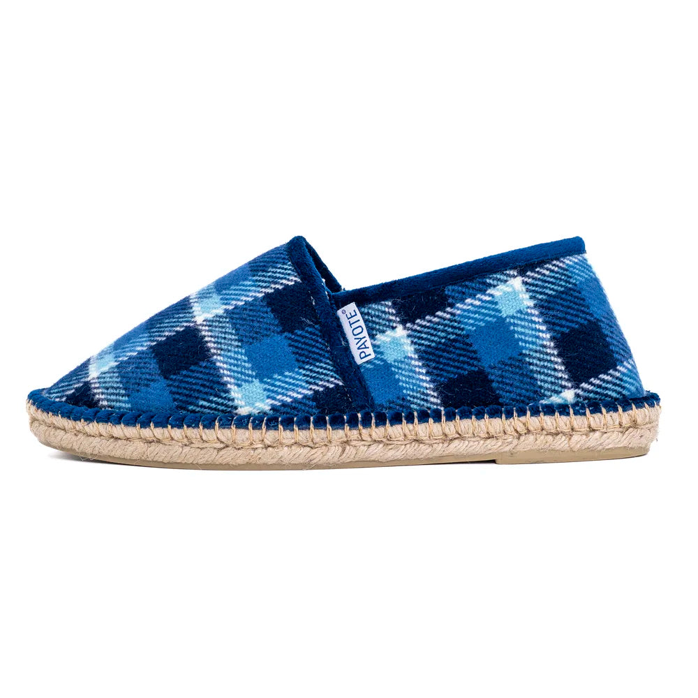 PAYMA Espadrilles Homme à Chevrons - Chaussons D'Été Confortables, Pantoufles Brésiliennes Légères En Toile (Bleu Marine, Beige, Kaki, Vert)