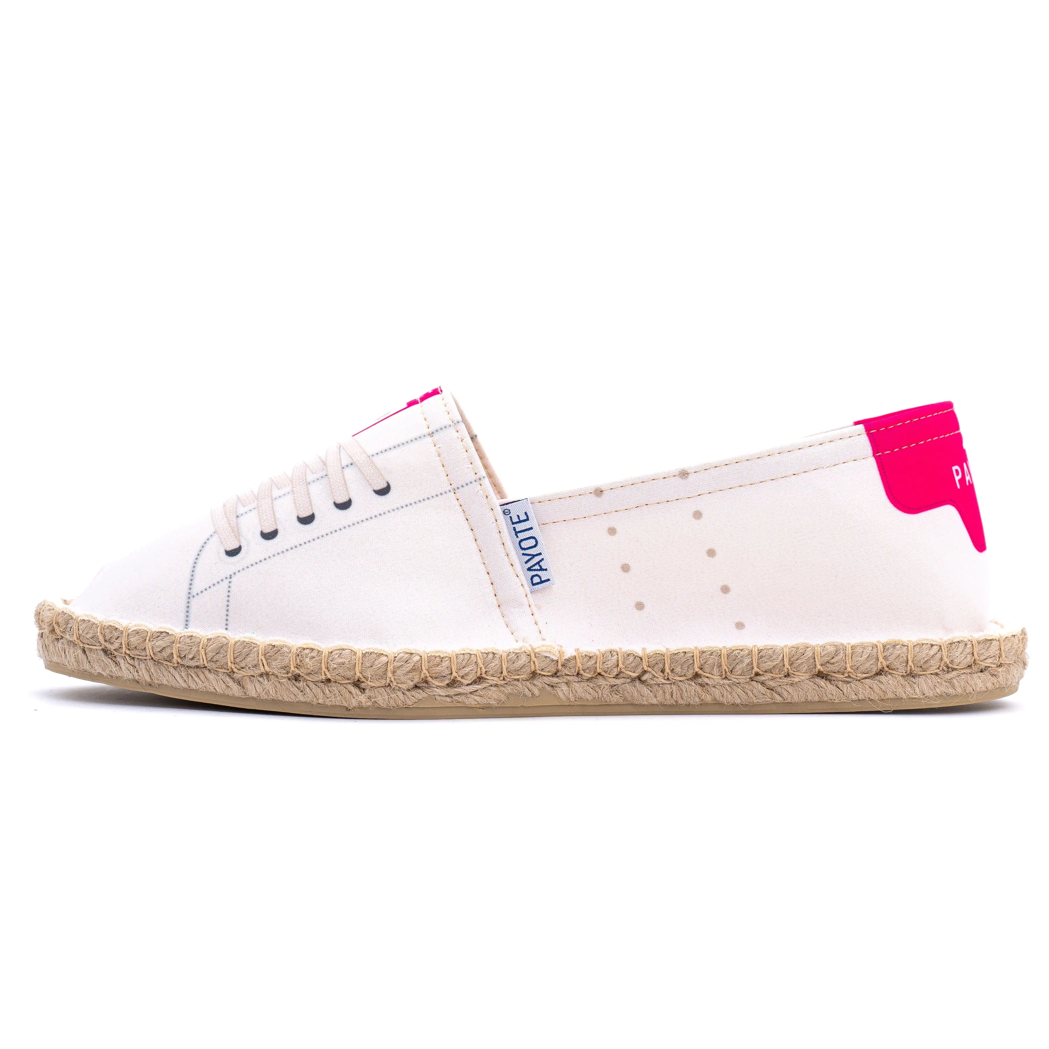 Espadrille Basket Rose