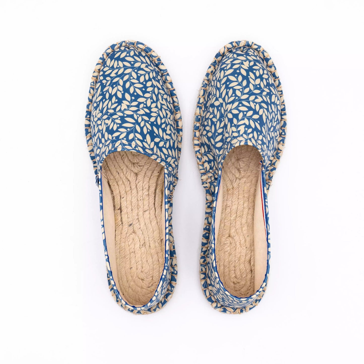 Vue de haut de l'espadrille Allan made in France