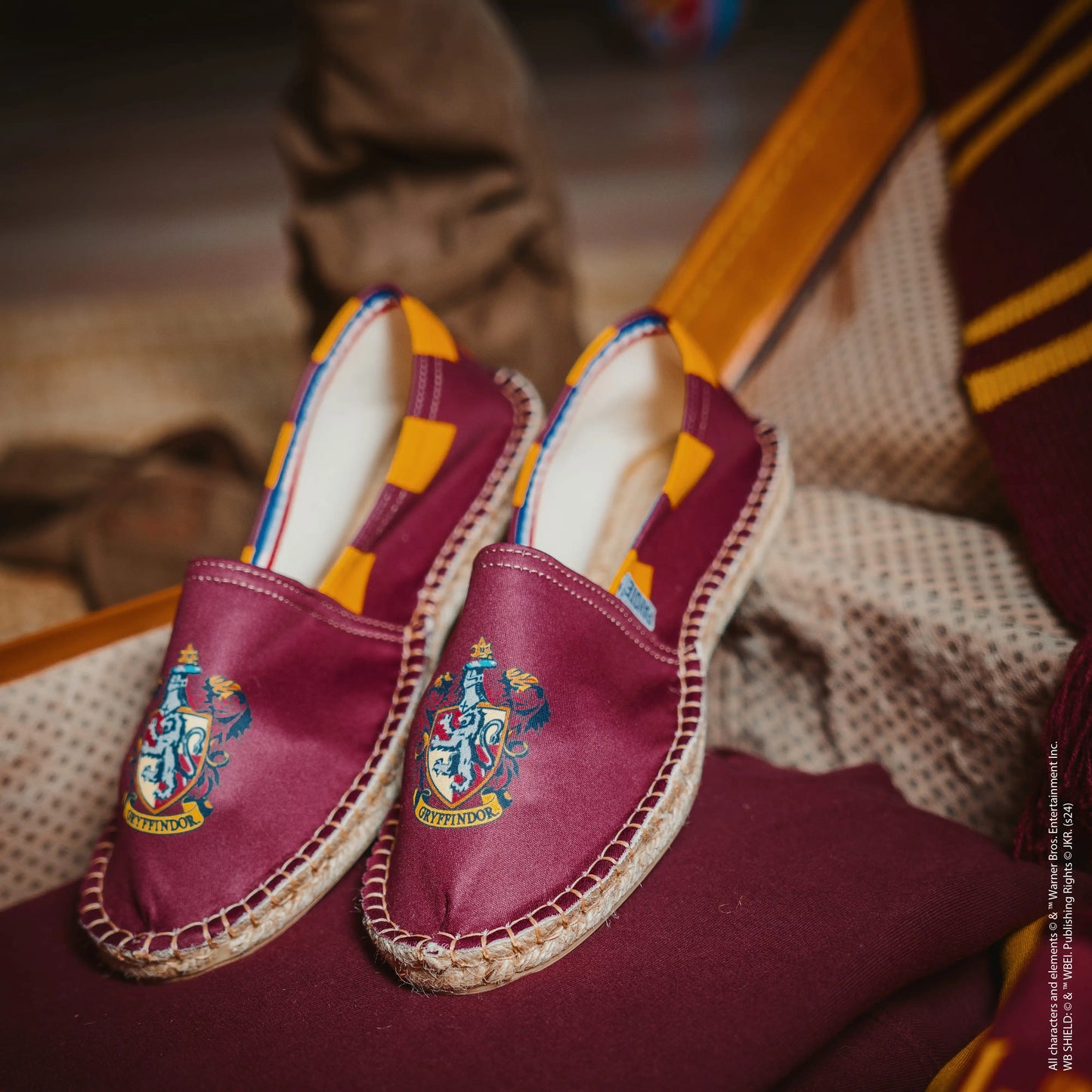 Espadrille Gryffondor fabriquée en France