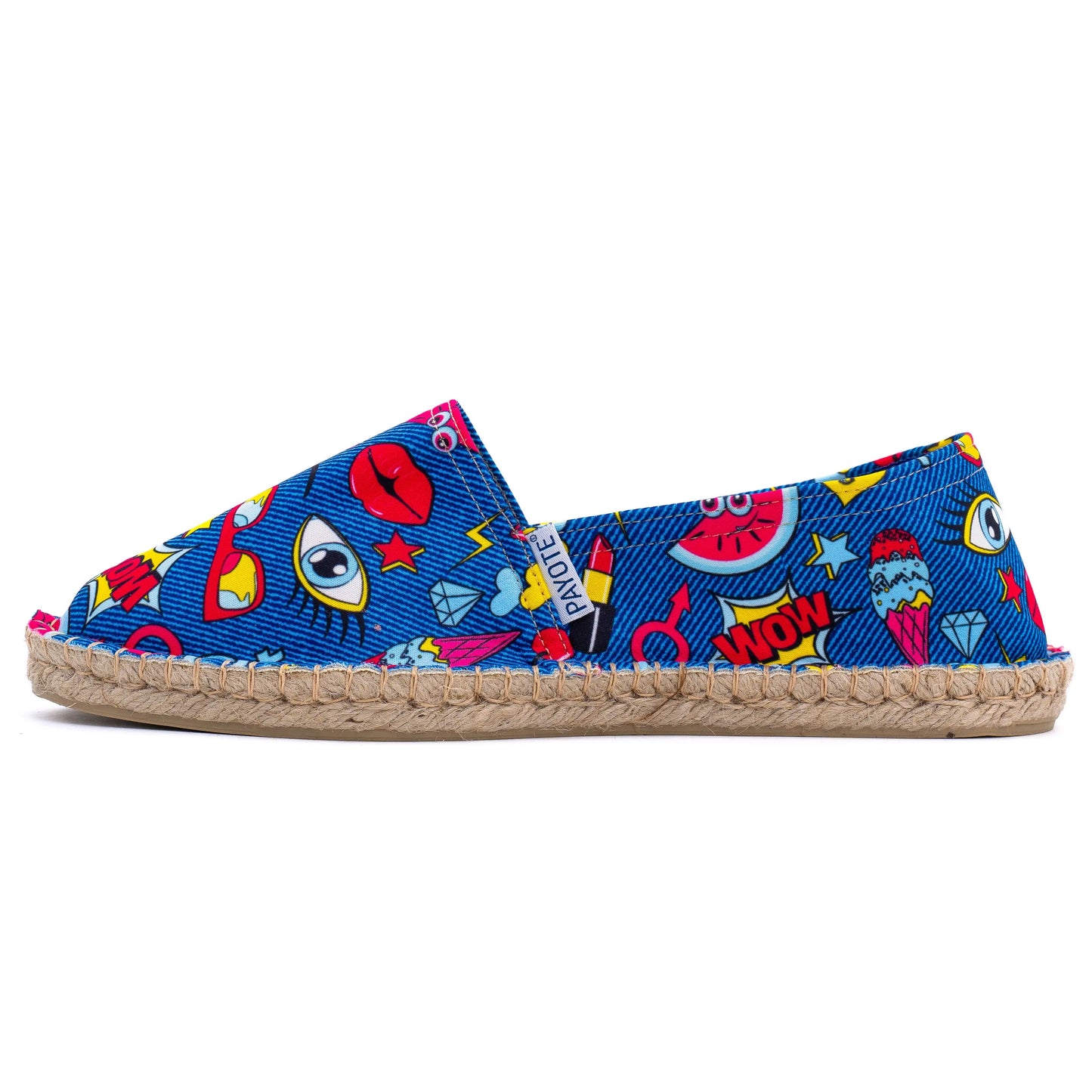 Espadrille rétro fabriquée en France