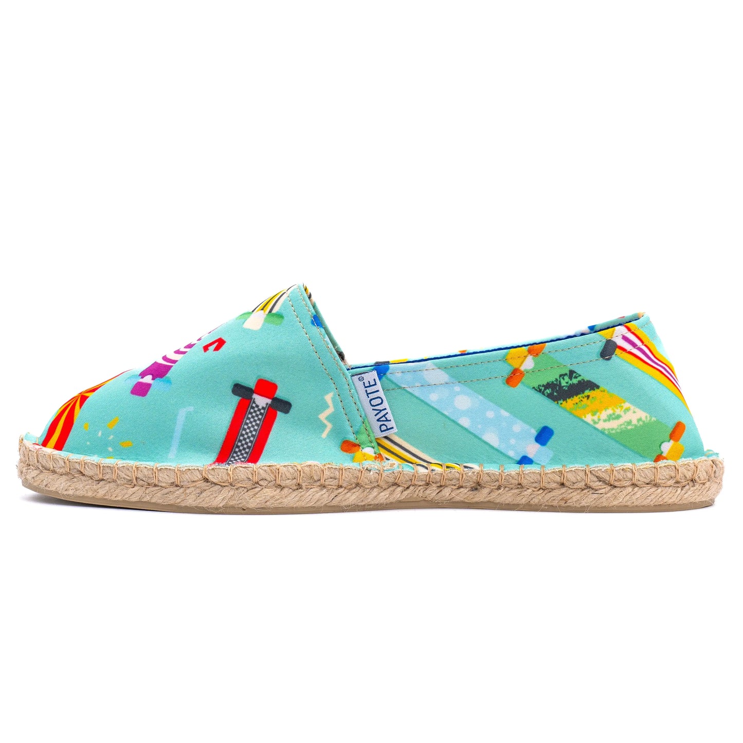 Espadrille à l'imprimé skateboards