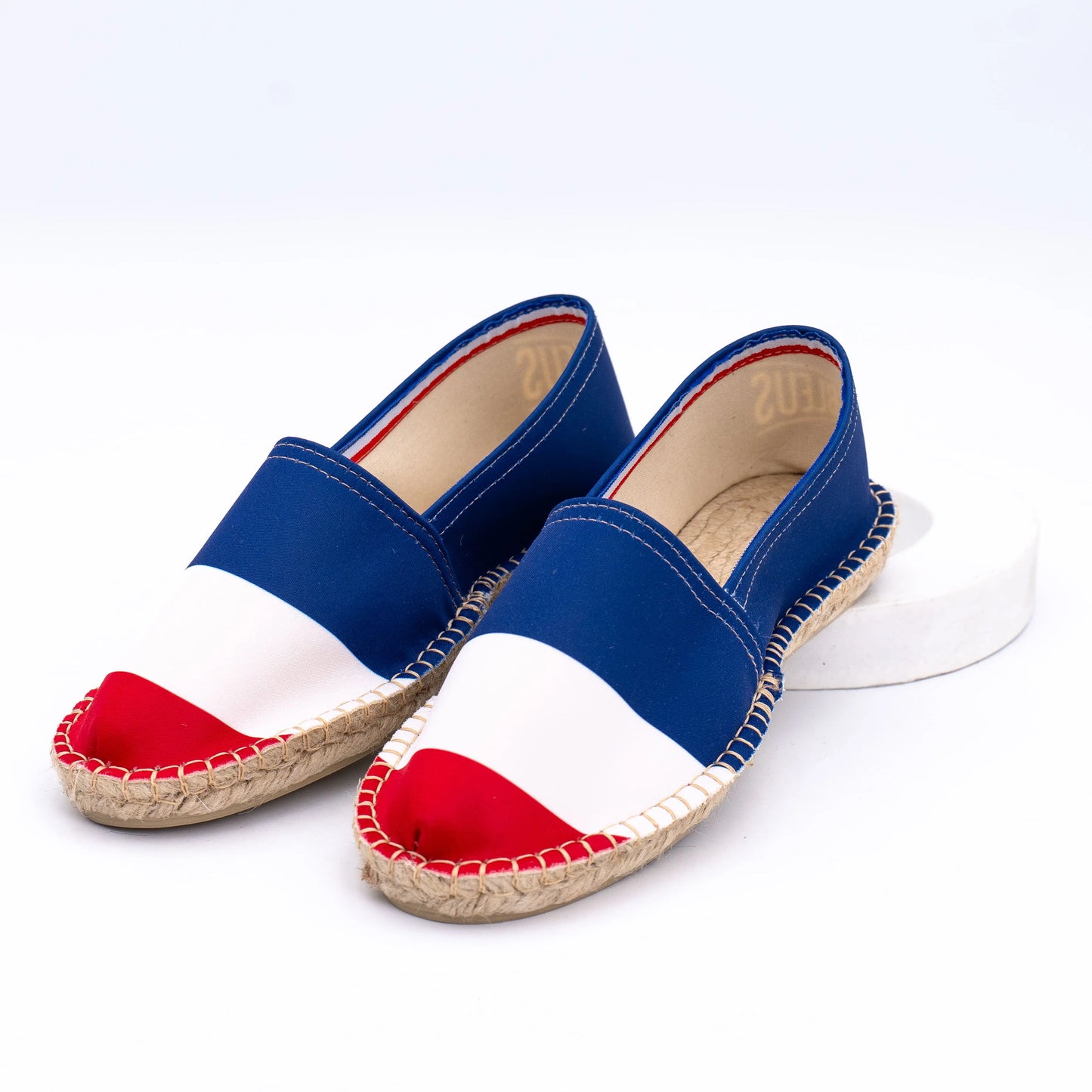 Espadrille Jeux Olympiques bleu blanc rouge