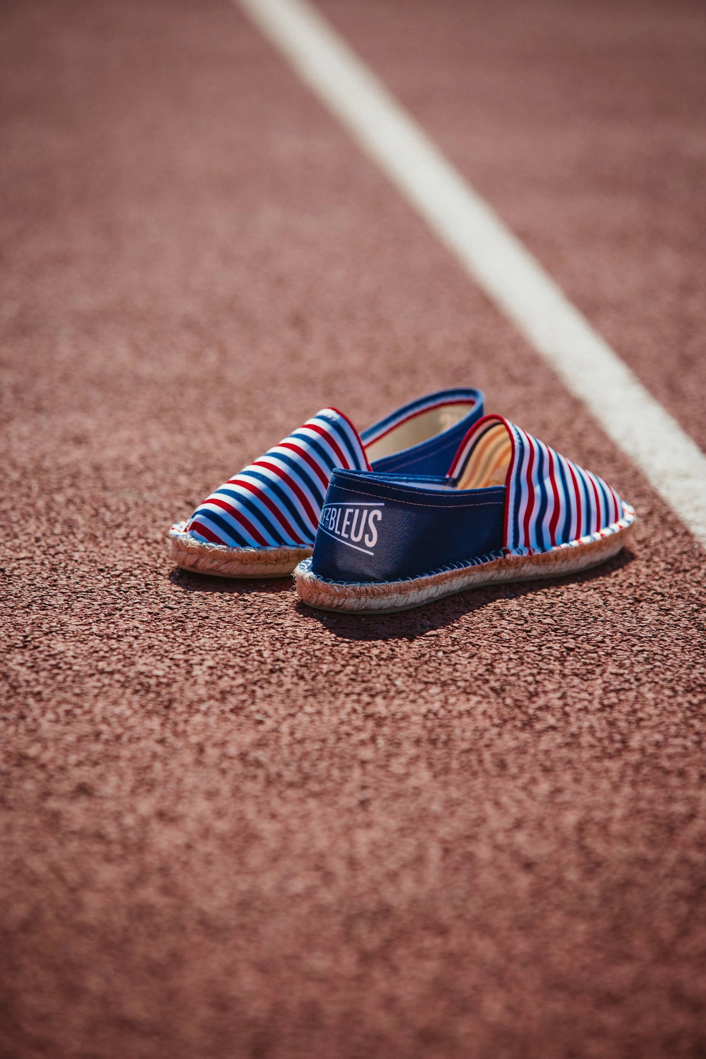 Espadrille marinière bicolore Jeux Olympiques