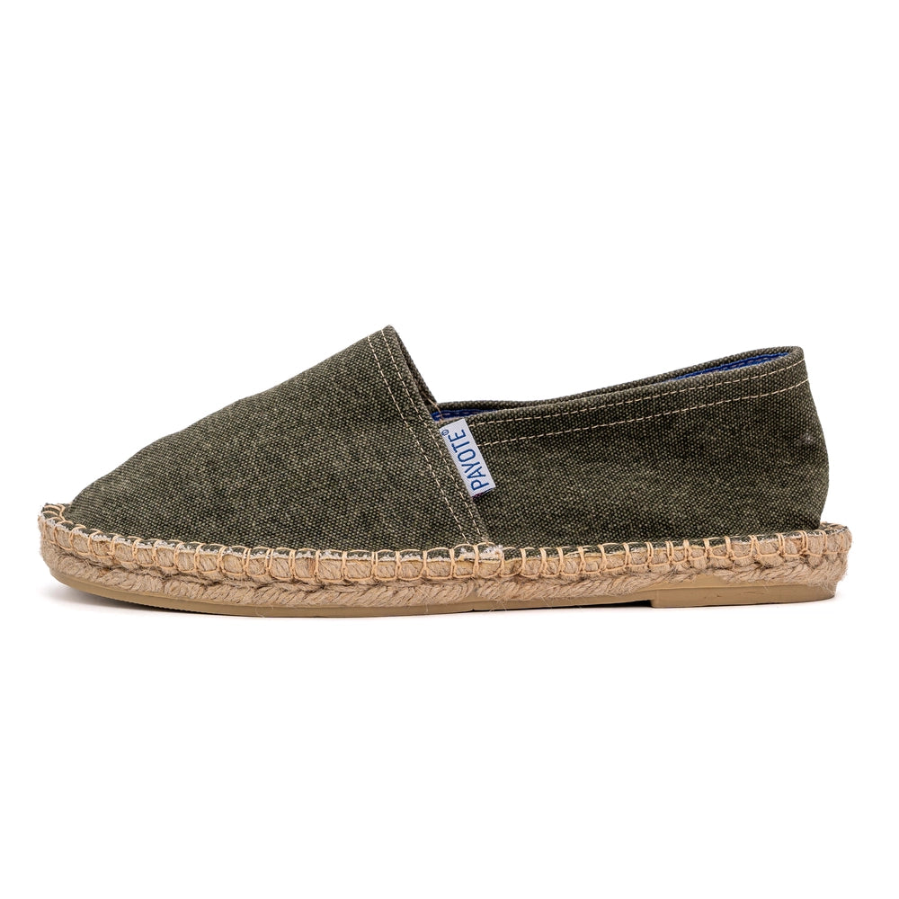 Espadrille Kaki Premium fabriquée en France