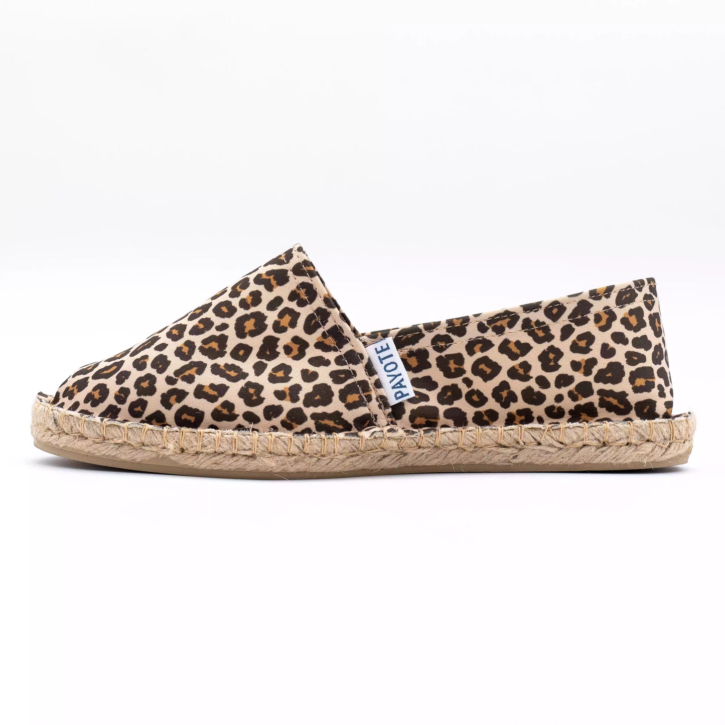 Espadrille au motif léopard made in France