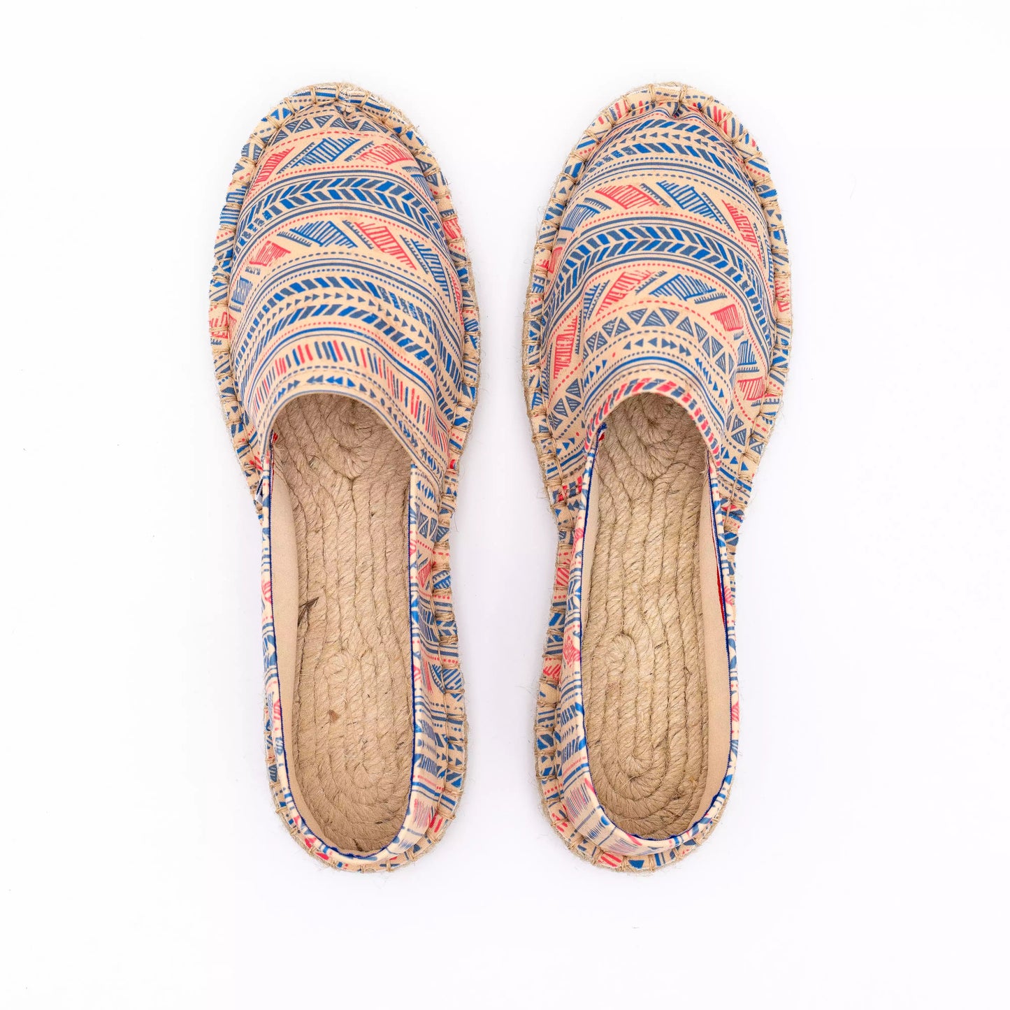 Espadrille à l'imprimé aztèque