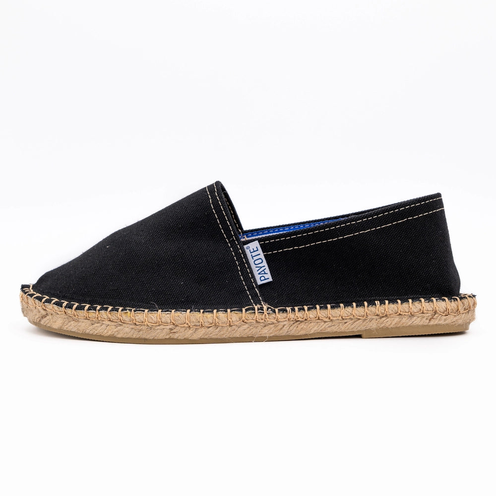 Espadrille premium noire fabriquée en France