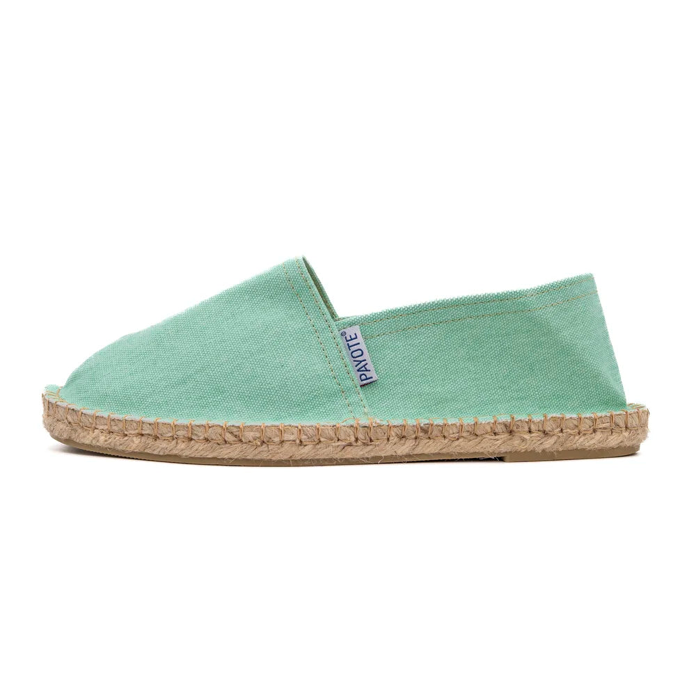 Espadrille Premium Vert D'eau Délavé