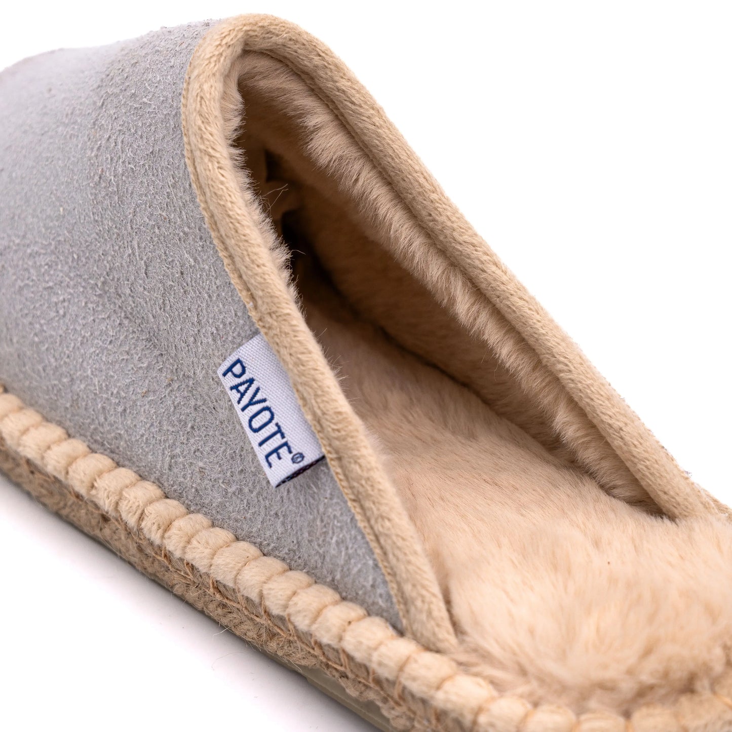 Mule Fourrée Didier Gris Clair